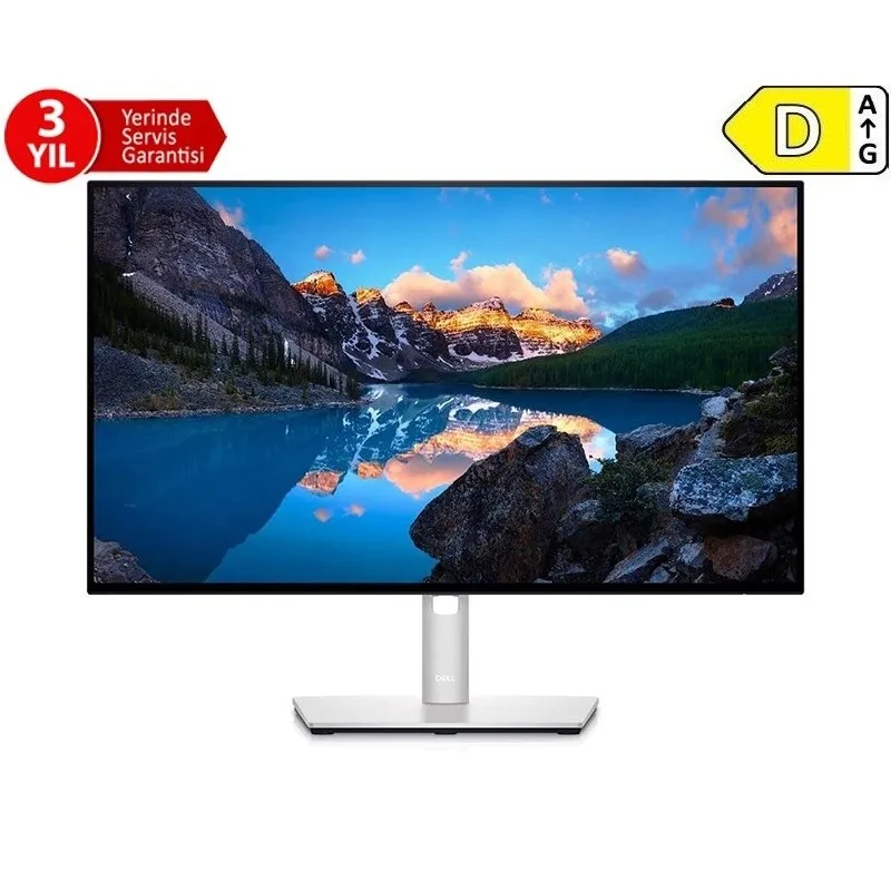 23.8 DELL ULTRASHARP FHD U2424HE 5MS 120HZ HDMI+USB+DP IPS PIVOT MONITOR - görsel 2