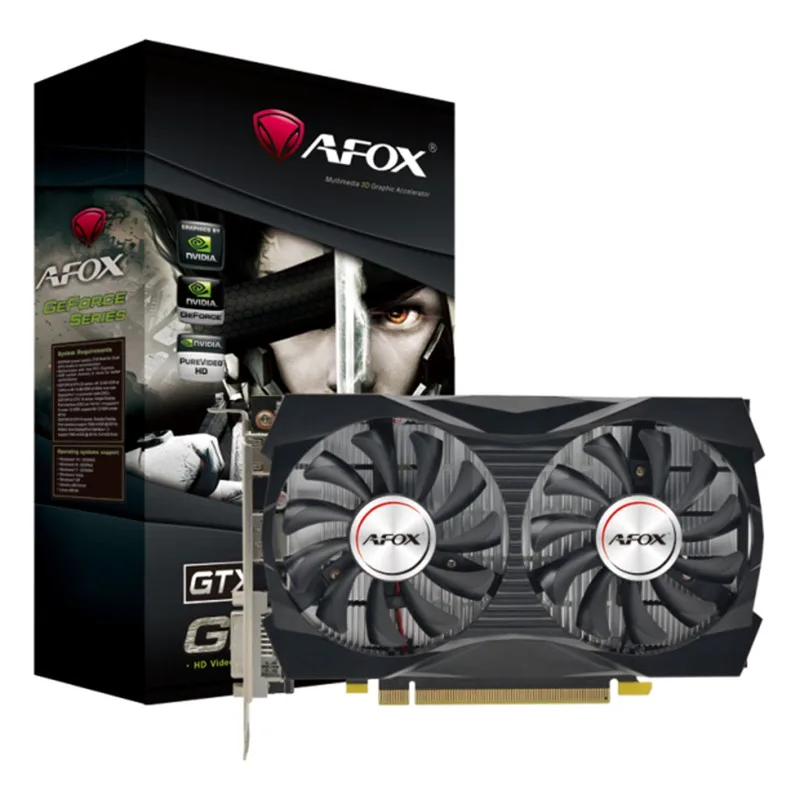 AFOX GEFORCE AF1050TI-4096D5H5-V10 GTX1050TI 4GB GDDR5 128BIT 1XHDMI 1XDP 1XDVI EKRAN KARTI