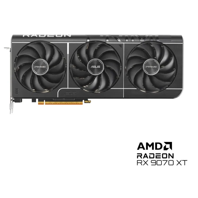 ASUS GEFORCE PRIME-RX9070XT-O16G 16GB GDDR6 256BIT 1XHDMI 3XDP EKRAN KARTI - görsel 2