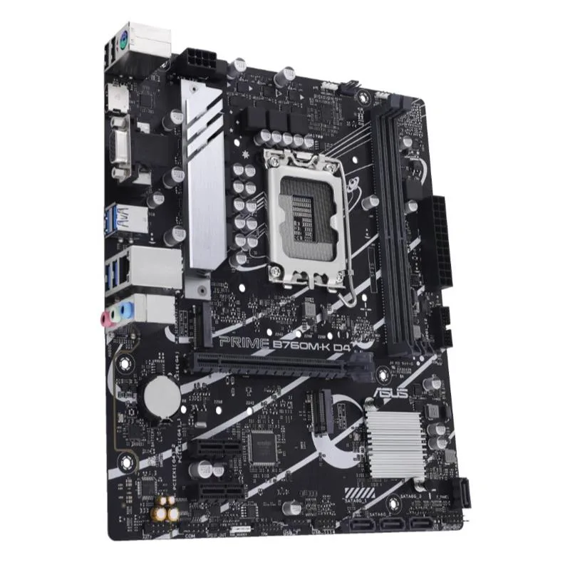 ASUS PRIME B760M-K D4 DDR4 5333MHZ 1XVGA 1XHDMI 2XM.2 USB 3.2 MATX 1700P (12. / 13. VE 14. NESİL İŞLEMCİ UYUMLU) - görsel 2