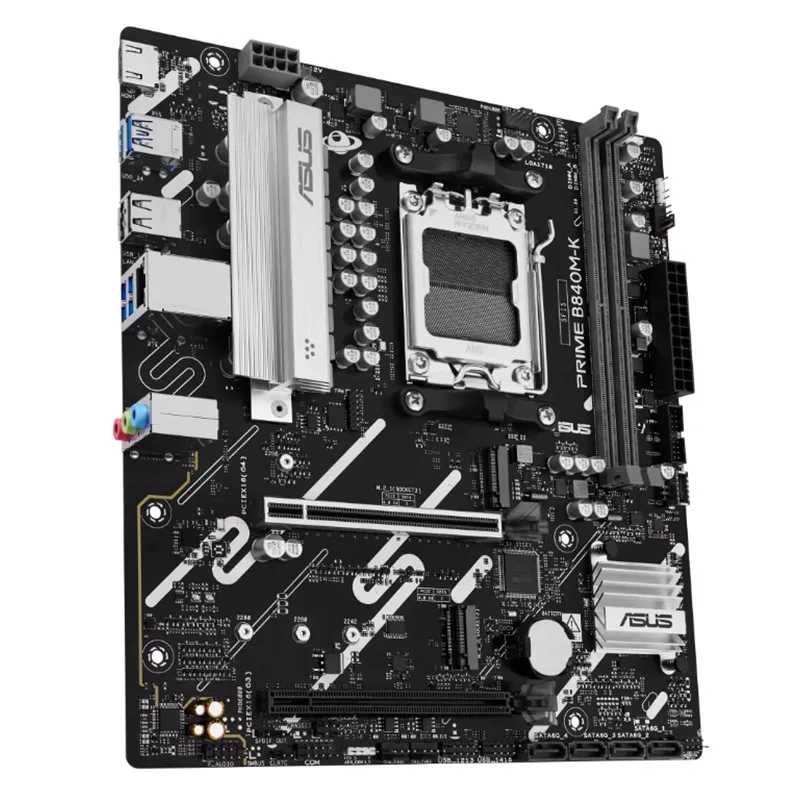 ASUS PRIME B840M-K DDR5 8000MHZ 1XHDMI 2XM.2 USB MATX AM5 (AMD AM5 9000/8000/7000 SERİLERİ İLE UYUMLU) - görsel 3