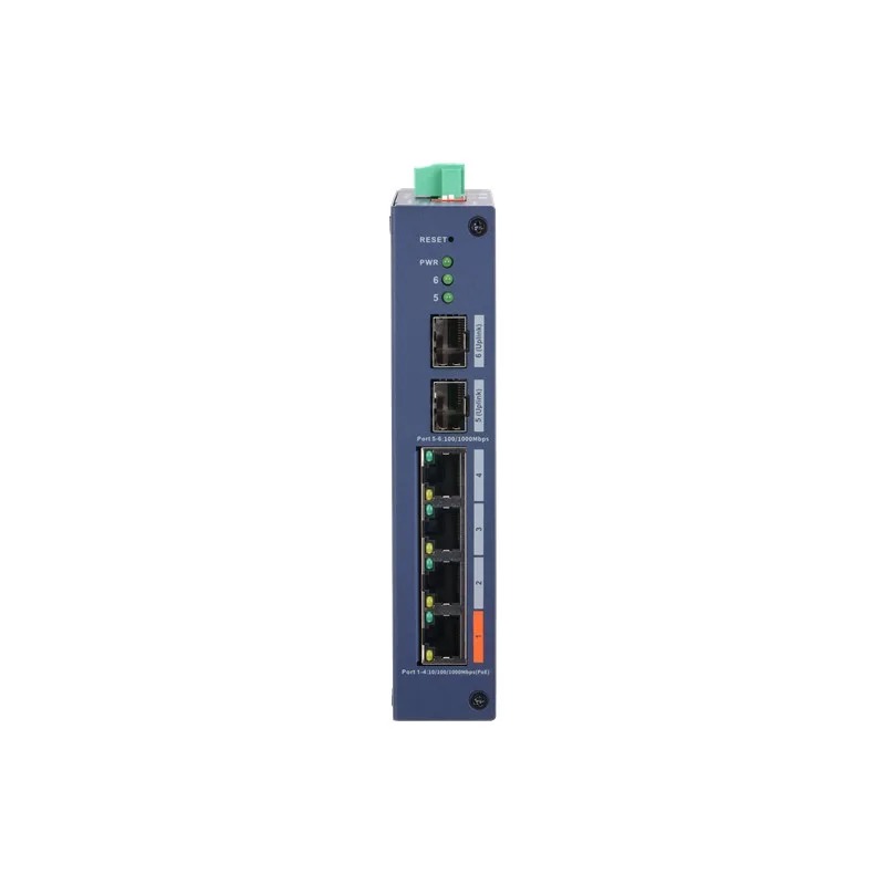 DAHUA CHS4206-4GT-60 4 PORT GIGABIT+2 PORT PORT SFP UPLINK CLOUD YÖNETİLEBİLİR 60W POE ENDÜSTRİYEL SWITCH - görsel 3