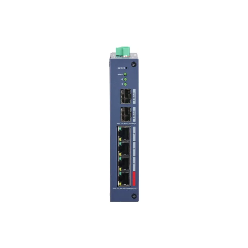 DAHUA CHS4206-4GT-90 4 PORT GIGABIT+2XGB SFP UPLINK CLOUD YÖNETİLEBİLİR 90W POE ENDÜSTRİYEL SWITCH - görsel 2