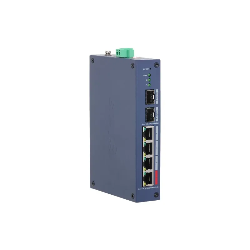 DAHUA CHS4206-4GT-90 4 PORT GIGABIT+2XGB SFP UPLINK CLOUD YÖNETİLEBİLİR 90W POE ENDÜSTRİYEL SWITCH - görsel 3