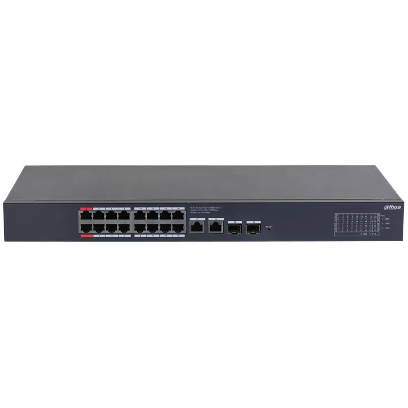DAHUA CS4220-16GT-135 16 PORT GIGABIT 135W POE + 2X1GB SFP/RJ45 UPLINK CLOUD YÖNETİLEBİLİR RACKMOUNT - görsel 2