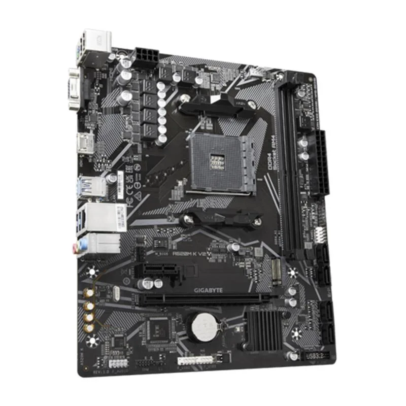 GIGABYTE A520M K V2 DDR4 5100MHZ 1XVGA 1XHDMI 1XM.2 USB 3.2 MATX AM4 (AMD AM4 5000/4000 /3000 SERİSİ İLE UYUMLU) - görsel 3