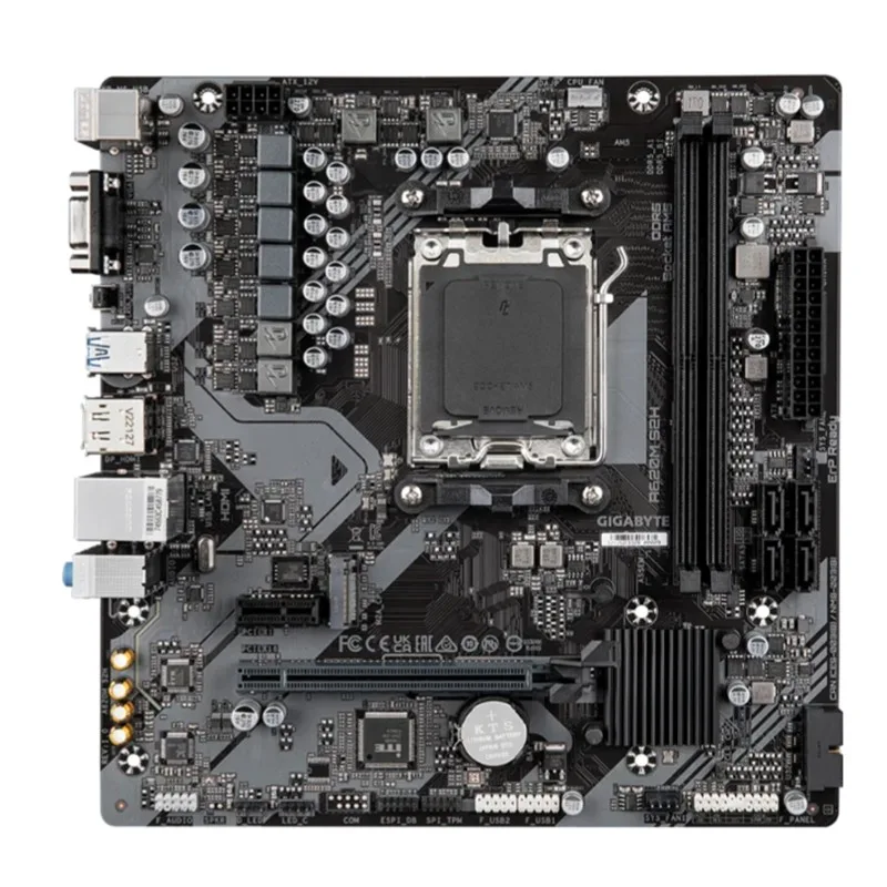 GIGABYTE A620M S2H DDR5 6400MHZ 1XVGA 1XHDMI 1XDP 1XM.2 USB 3.2 MATX AM5( AMD AM5 7000/8000/9000 SERİSİ İŞLEMCİ UYUMLU) - görsel 2