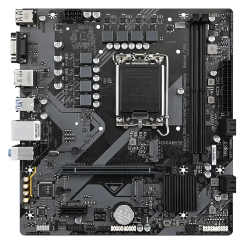 GIGABYTE B760M DDR5 7200MHZ 1XVGA 1XHDMI 1XDP 1XM.2 USB 3.2 MATX 1700P (12. / 13. VE 14. NESİL İŞLEMCİ İLE UYUMLU) - görsel 2