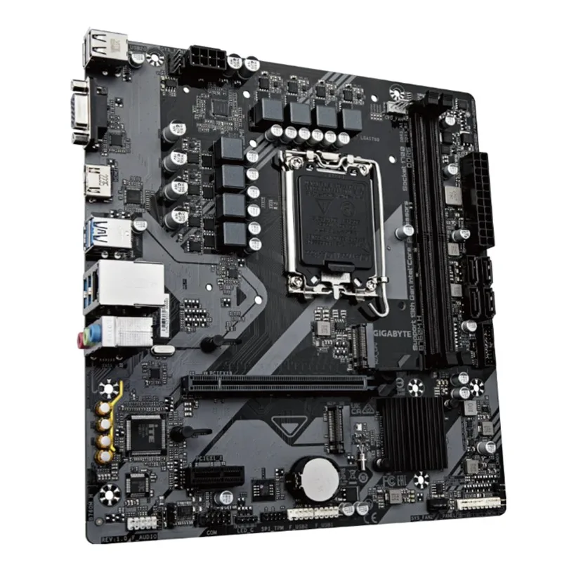 GIGABYTE B760M H DDR5 8000MHZ 1XVGA 1XHDMI 1XM.2 USB 3.2 MATX 1700P (12. / 13. VE 14. NESİL İŞLEMCİ UYUMLU) - görsel 3