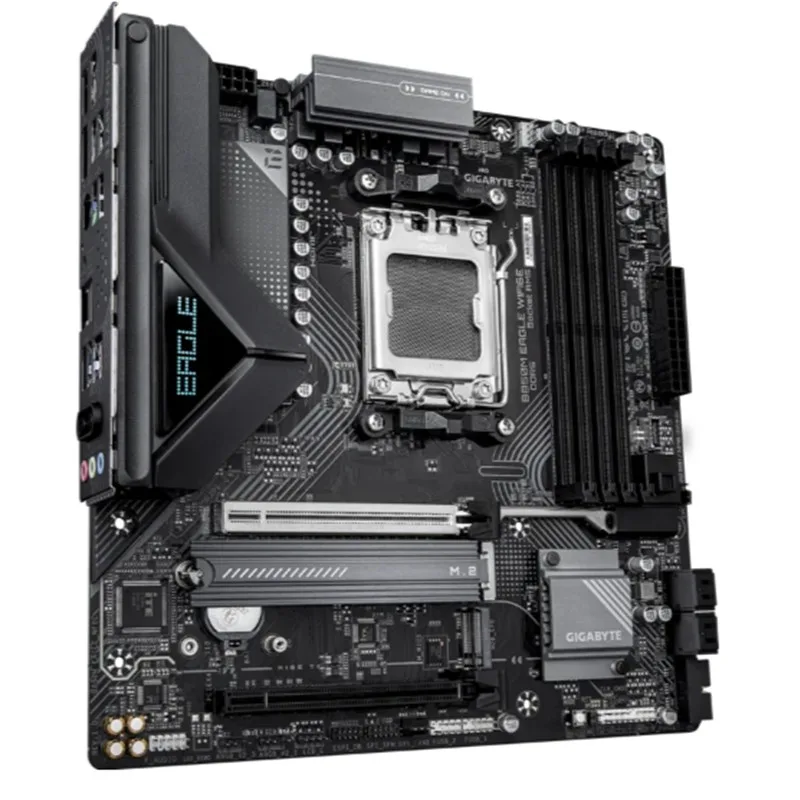 GIGABYTE B850M EAGLE WIFI6E DDR5 8200MHZ 1XHDMI 1XDP 1XM.2 USB MATX AM5 (AMD AM5 9000/8000/7000 SERİLERİ İLE UYUMLU) - görsel 3