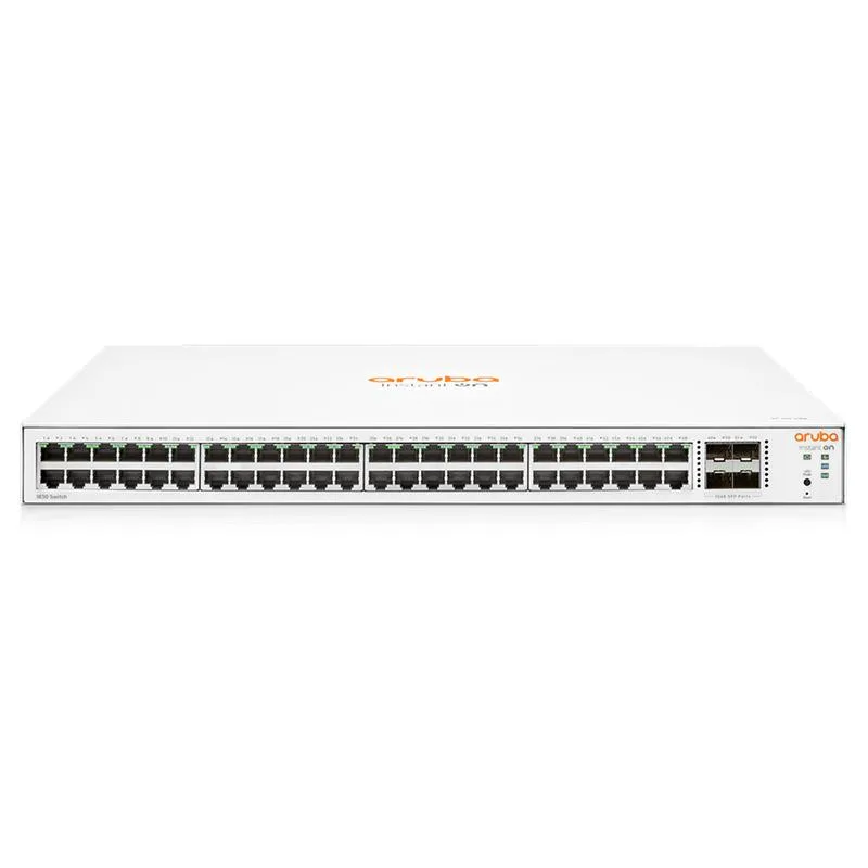 HPE ARUBA ION JL814A 1830 48 PORT GIGABIT + 4X1GB SFP UPLINK YÖNETİLEBİLİR RACKMOUNT SWITCH