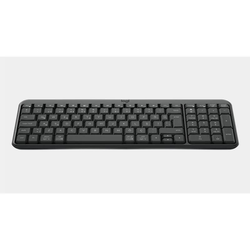 LOGITECH K250 TAM BOYUTLU KOMPAKT BLUETOOTH TÜRKÇE Q KLAVYE GRİ 920-013460 - görsel 2