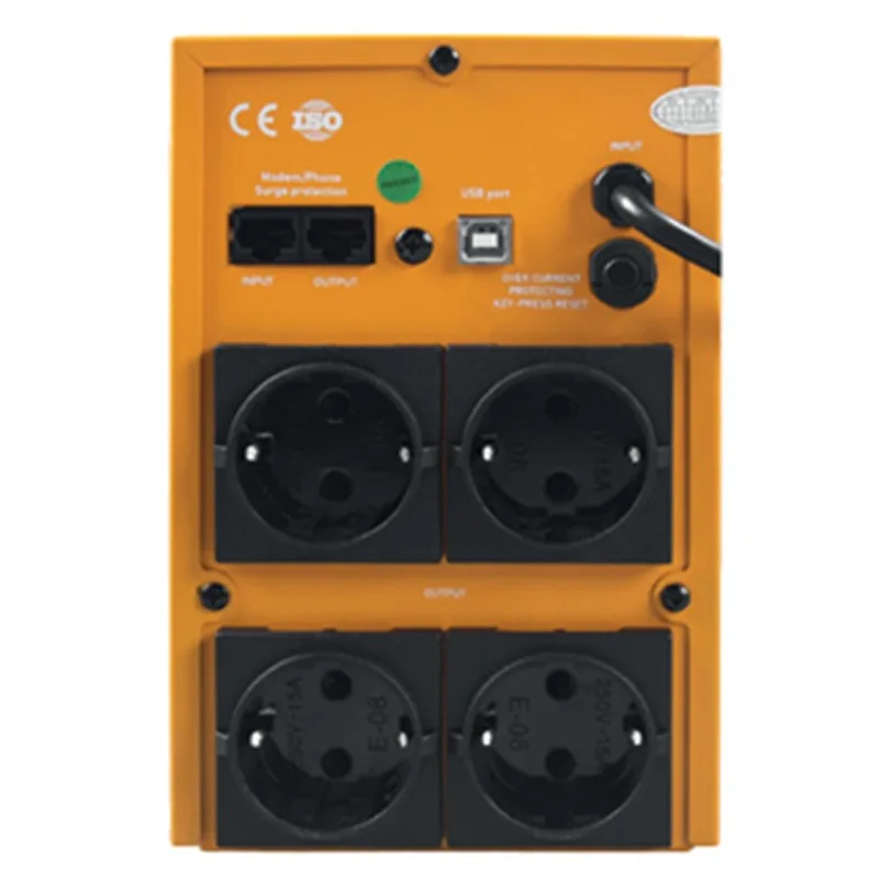 MAKELSAN ROAR 1200VA 1F/1F (2X7AH) 5/10DK LINE INTERAKTIF UPS (720W) - görsel 2