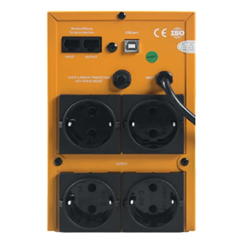MAKELSAN ROAR 1500VA 1F/1F (2X9AH) 5/10DK LINE INTERAKTIF UPS (900W) - görsel 2