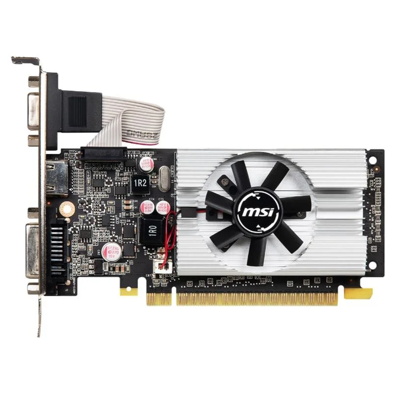 MSI GEFORCE N210-1GD3/LP 1GB DDR3 64BIT 1XVGA 1XHDMI 1XDVI EKRAN KARTI - görsel 2