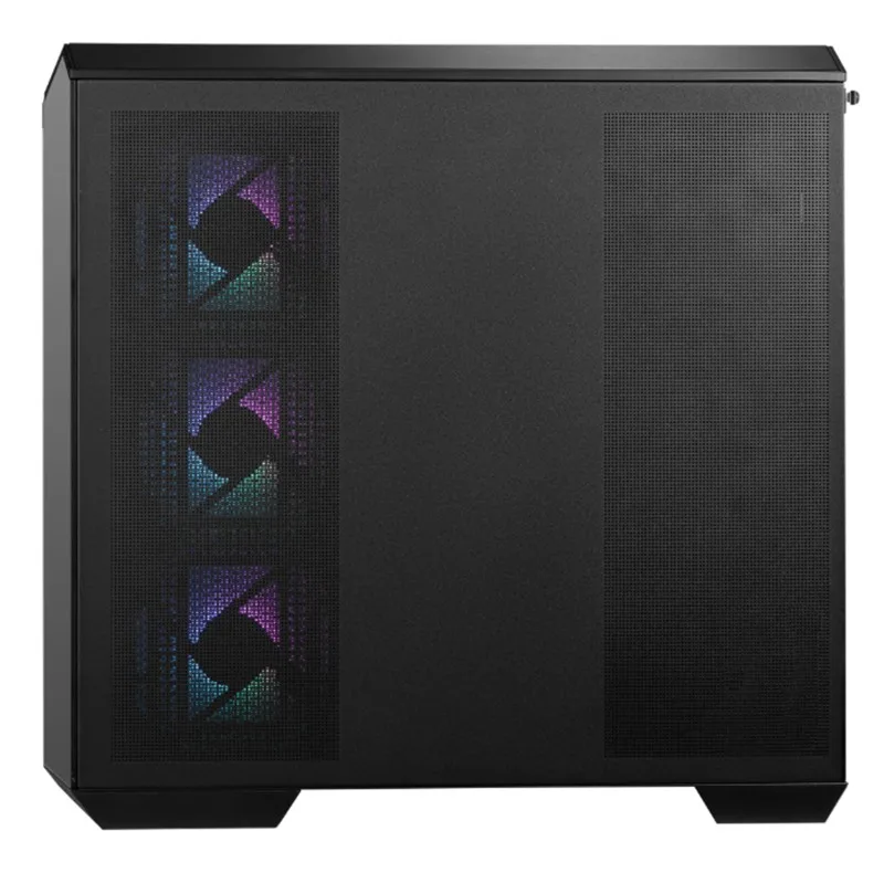 MSI MAG PANO M100R PZ B65 TEMPERLİ CAM 3X120MM 1X120MM ARGB FAN 650W BRONZ PANORAMİK SİYAH KASA - görsel 3