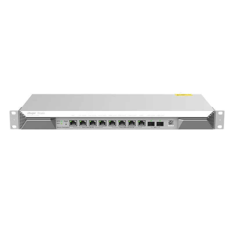 RUIJIE REYEE RG-EG1510XS 8 PORT 4XGIGABIT 4X2.5GE 2X10GE SFP 1 SATA DESTEKLI YÖNETİLEBİLİR RACKMOUNT PRO ROUTER - görsel 2