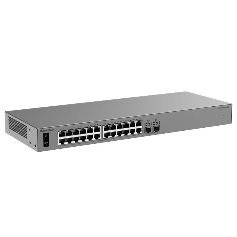 RUIJIE REYEE RG-ES224GC2MS 24 PORT GİGABİT + 2X 2.5GE SFP UPLİNK YÖNETİLEBİLİR SWİTCH - görsel 2