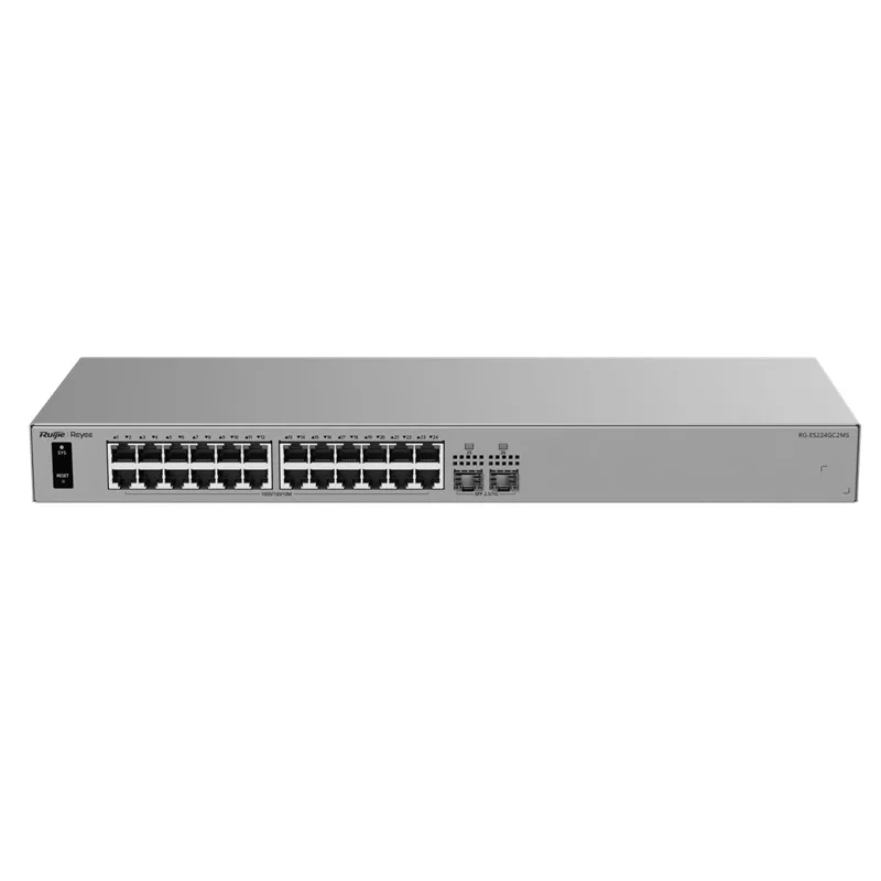 RUIJIE REYEE RG-ES224GC2MS 24 PORT GİGABİT + 2X 2.5GE SFP UPLİNK YÖNETİLEBİLİR SWİTCH - görsel 3