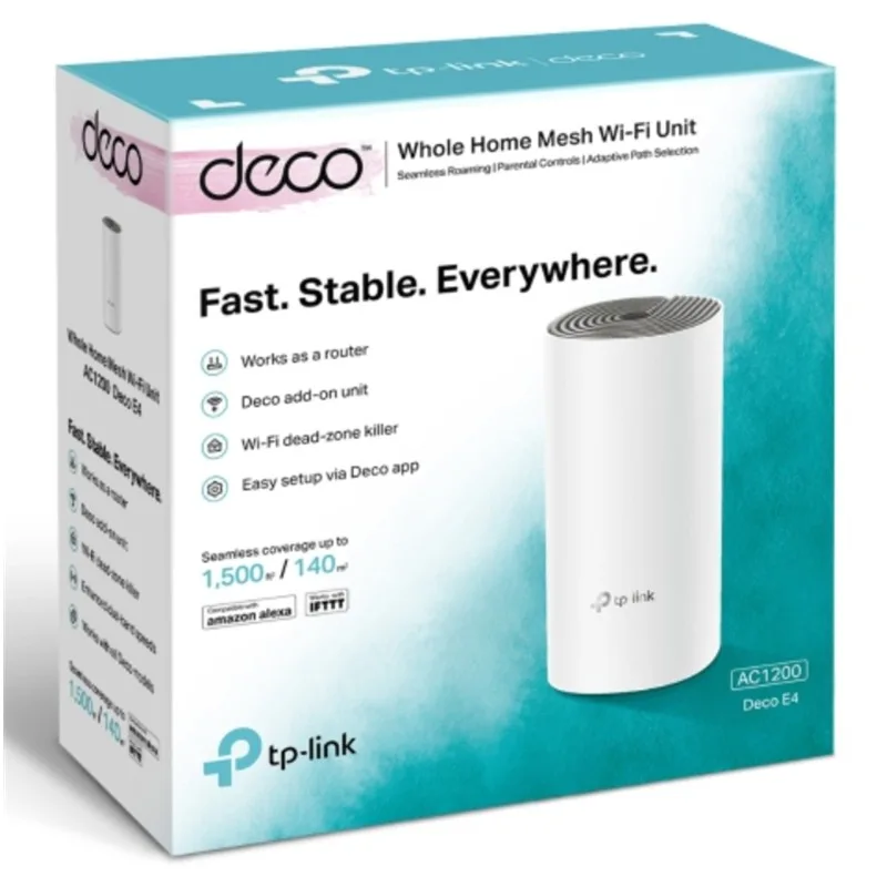 TP-LINK DECO E4 1200MBPS MESH WI-FI SİSTEMİ (TEKLİ)