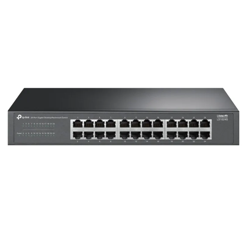TP-LINK LS1024G 24 PORT GIGABIT MASAÜSTÜ RACKMOUNT SWITCH - görsel 2