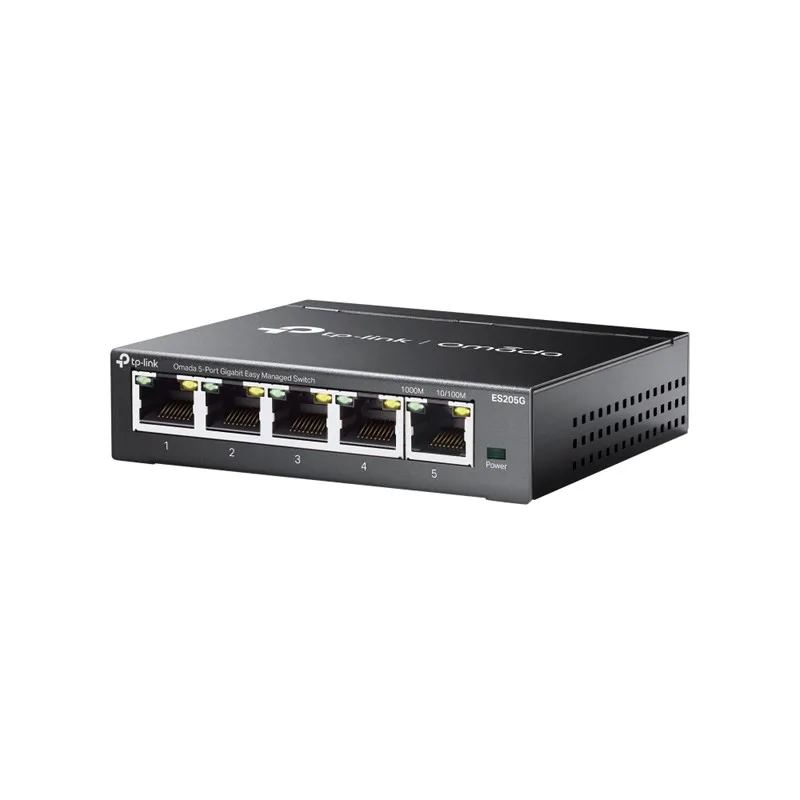 TP-LINK OMADA ES205G 5 PORT GIGABIT YONETİLEBİLİR METAL KASA SWITCH - görsel 3