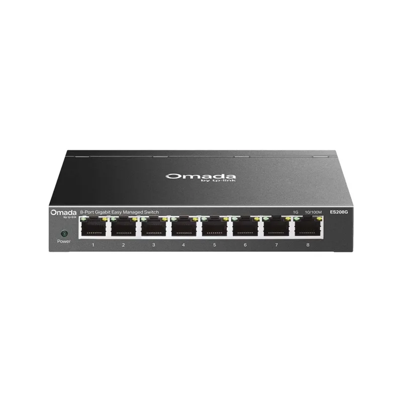 TP-LINK OMADA ES208G 8 PORT GIGABIT YONETİLEBİLİR METAL KASA SWITCH